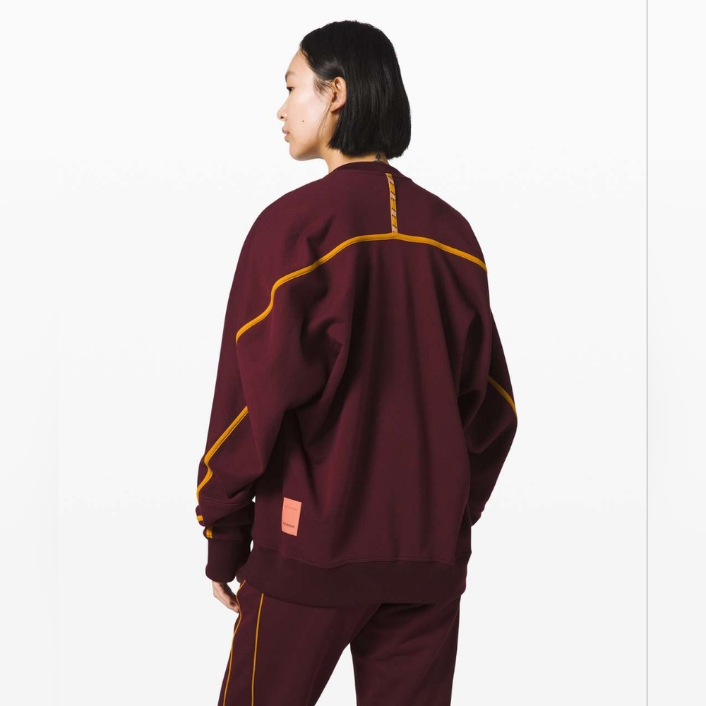 Lululemon Face Forward Sweatshirt *lululemon x Roksanda in Garnet / Fools Gold